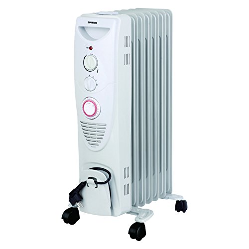 Optimus h-6013 portable 7 fins oil filled radiator heat…