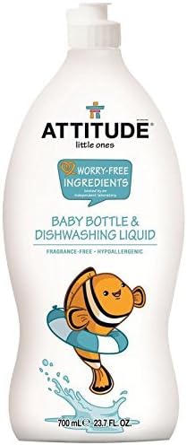 ATTITUDE little ones Baby Bottle &amp; Dishwashing Liquid - 23.7 oz - Fragrance Free by ATTITUDE little ones