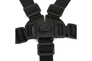 PONINI Replacement Parts/Accessories to fit Burley Solstice Jogging Stroller Products for Babies, Toddlers, and Children (Stroller Harness Buckle w Straps)