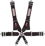 G-Force 7001BK Black SFI 16.1 Rated 6-Point Pull-Down Camlock Individual Shoulder Harness Set