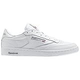 Reebok Men's Classic Club C 85 Fashion Sneaker, Int-White/Sheer Grey, 10.5 M US