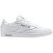 Reebok Men's Club C 85 Walking Shoe, White/Sheer Grey, 10.5 M US
