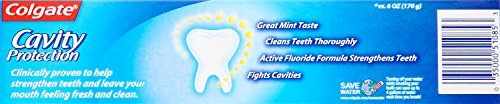 Colgate Cavity Protection Toothpaste, 8 Ounce (Pack of 6)