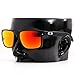 Polarized Ikon Iridium Replacement Lenses for Oakley Holbrook Sunglasses - Fire Orange Mirror