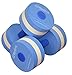 Bintiva Water Weights for Pool Exercise - Aqua Fitness Dumbbells - Blue, White, Blue - Foam Material - Fixed Style