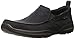 Skechers USA Men's Harper Delen Slip-On Loafer,Black Canvas,11 M US