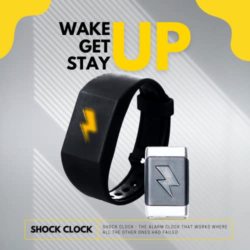 Shock Clock The Ultimate Silent Alarm for Heavy Sleepers, Hard of
