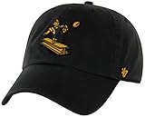 NFL Pittsburgh Steelers '47 Brand Clean Up Adjustable Hat (1960 Logo), Black, One Size