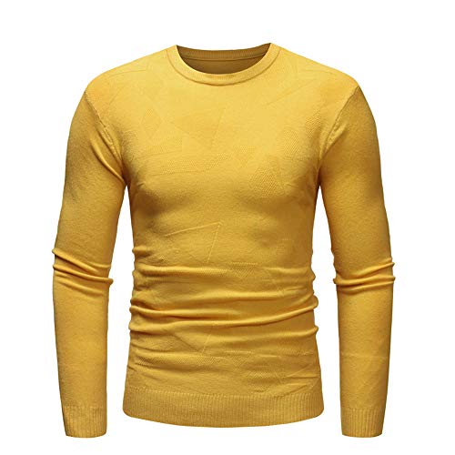 GREFER Fashion Men's Sweater Autumn Winter Pullover Slim Jumper Knitwear Outwear T Shirts - Thumbnail 3