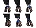 Men Cotton Business Dress Socks Navy Argyle Solid Pattern Socks 6 Pack