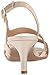 Naturalizer Womens Taimi Strappy Mid Heel Slingback Dress Sandals,Champagne Beige Satin,9 M US