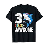 Third Grade Boys Girls JawSome Shark First Day of School T-Shirt