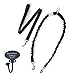 Mighty Paw Double Dog Leash - Force Absorbing Bungee Design - Two Dog Leashes Splitter - Walking Two Pets - 2 Pet Tangle Free - Pet Splitter (Lite | 10-30 lbs | with Handle, Black)
