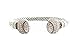 Baseball Clear Crystals Red Stitching Fashion Cuff Bracelet Sports Jewelry