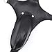 Men's Sexy Leather Panties G-String Jockstrap Briefs Open Front Hole Chastity Devices Bikini Strap On Underwear Thongs Bib Black