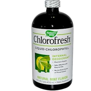 Amazon.com: Nature's Way Chlorofresh Natural Chlorophyll, Mint, 16 oz