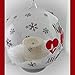 Nurses are All Heart LED Christmas Ornament – Xmas Light Up Decoration with Candle and Glittery Snow Inside - Includes 4 Hour Timer