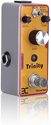 EX Trinity Distortion Micro Guitar Effects Pedal - 3 Effects Mode Original/Extra/Ultra