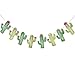 Tinksky Summer Theme Wedding Parties Decorations Single Sided Cactus Banner Pennant Tropical Party Birthday Party Festival Luau Hawaii Cactus Decor Decorations