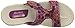 Skechers Women's Reggae Python Dress Sandal,Fuschia,10 M US