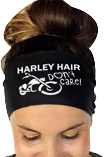 Ikevan Newest Ladies Letter Sports Yoga Sweatband Gym Stretch Headband Hair Band (Black)