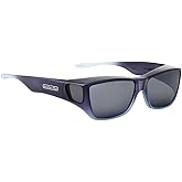 Jonathan Paul Traveler Polarized Fitover Sunglasses in Sapphire Ombre with Grey Lenses
