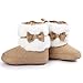 Ecosin(TM) Baby Bowknot Keep Warm Soft Sole Snow Boots Crib Prewalker Shoes Toddler (0~6Month, Khaki)