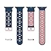 Compatible Apple Watch Band 38mm/ 40mm, Alritz Silicone Sport Strap Replacement for Apple Watch Series 4/Series 3/Series 2/Series 1/Nike+