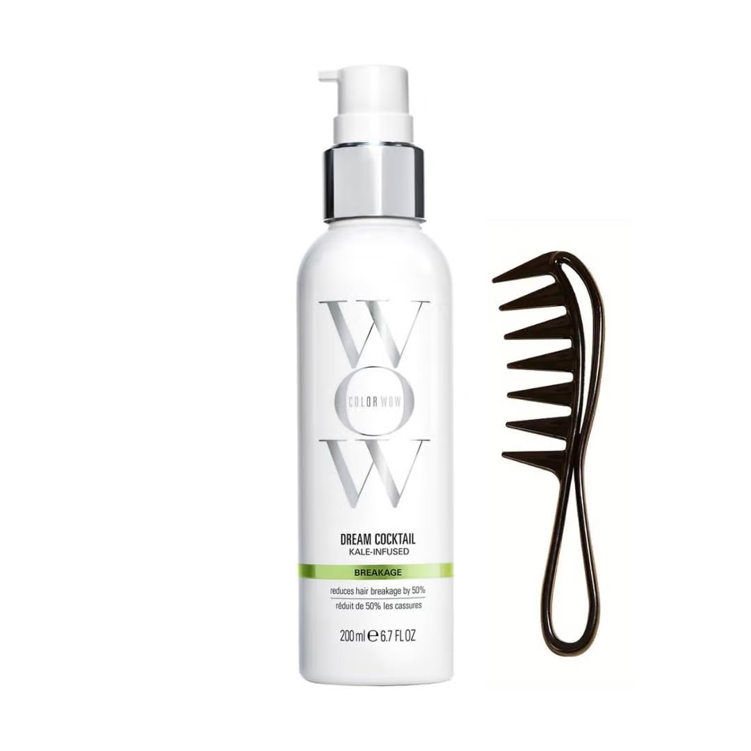 Official Osrya Application Comb with WOW Dream Cocktail Kale Infused 200ml | Strengthening & Nourishing Hair Treatment Bundle (Fresh)