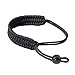 Braided 550 Paracord Adjustable Camera Hand Strap/Bracelet, Quick Release for DSLR, Mirrorless, Video Camcorder, Binoculars (Black)