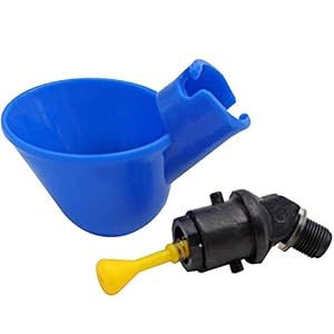 PETAMANIM Bicchieri per Bevitori di Pollo 10 Pezzi Bevitori Automatici abbeveratoi Cortili di plastica Anatra Uccello… PETAMANIM PETAMANIM Bicchieri per Bevitori di Pollo 10 Pezzi Bevitori Automatici abbeveratoi Cortili di plastica Anatra Uccello…