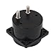 uxcell AC 0-300V Fine Tuning Dial Panel Analog Voltage Meter Voltmeter Black Class 2.5