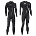 ZCCO Ultra Stretch 3mm Neoprene Wetsuit, Front Zip Full Body Diving Suit, one Piece for Men-Snorkeling, Scuba Diving Swimming, Surfing