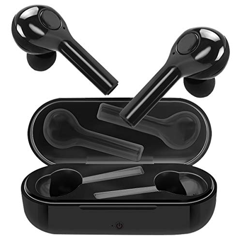Bluetooth Earbuds, Ture Wireless Earbuds Stereo Sound Wireless Headphones Mini in-Ear Headset Sports Earphones Noise Cancelling Headsets,Built-in Mic Bluetooth Earbuds with Portable Charging Case