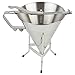 COLIBROX Confectionery Funnel Stainless Steel Funnel With Three Nozzles And Stand Professional Commercial Cake Decorating Tool Funnel