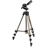 Hama Star 05 - Trípode para cámaras foto/video (106.5 cm, aluminio, cabeza 3D), color dorado