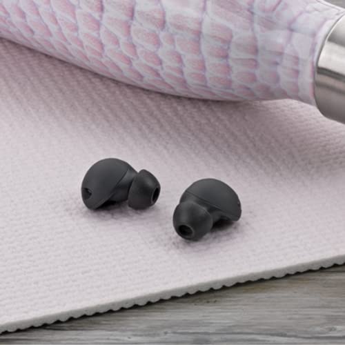 COMPLY Memory Foam Replacement Earbud Tips Designed for Samsung Galaxy Buds2 Pro | Ultimate Comfort, Secure Fit, Superior Noise Isolation | Anti Slip, Prevent From Falling Out, Black (S/M/L) (3 Pairs)