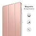 MoKo Case for New iPad Pro 12.9 2017 - Slim Lightweight Smart-shell Stand Cover with Translucent Frosted Back Protector for Apple New iPad Pro 12.9 Inch 2017 Tablet, Rose GOLD (with Auto Wake / Sleep)