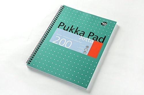 3 X Notebook Wirebound Jotta 80gsm Ruled and Margin 4 Hole 200 Pages A4 Ref JM018 [Pack 1]