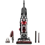 Hoover WindTunnel 3 Max Performance Upright Vacuum Cleaner, HEPA Media Filtration and Powerful Suction for Pet Hair, UH72625, Red