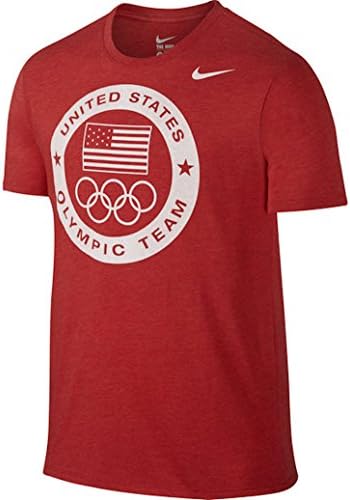 Team USA Nike Dri-Blend Logo Performance T-Shirt (Red, Large)