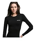 COOVY Sports ATHLETE Women Rashguard Compression Base Layer Long Sleeve Shirts