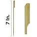 PREXWARE 7 Inch Bamboo Picks Paddle Skewers BBQ Picks 100 Pack