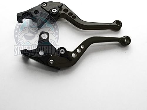 SMB moto parts Pair levers motorbike racing short adjustable YAMAHA YZF-R125 125R 2013-2015 MT - 125 2014-2015 - Black