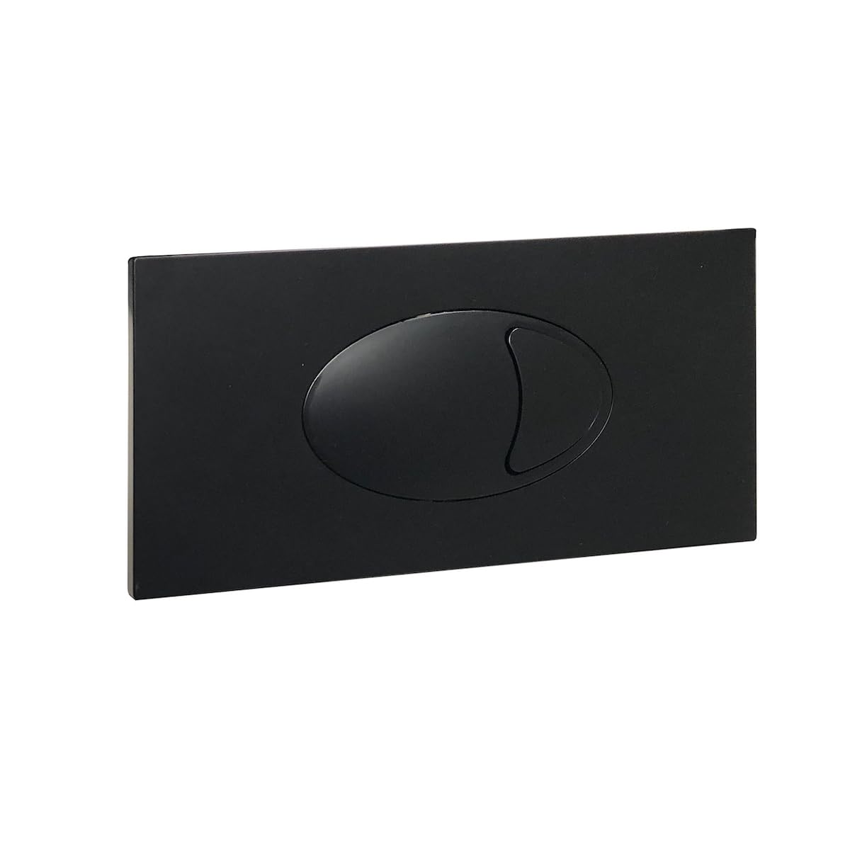 Noir Black Flush Plate | Matt Black | Cistern Button | Toilet Button | Dual Flush Plate | for Use with Cable Operated Cisterns |