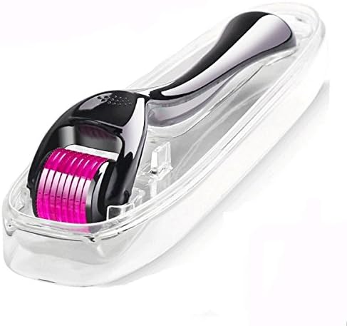Derma Roller, Microneedle roller, Titanium 540 micro needles For Body Skin Wrinkles, Beauty Massager Tool Home Use, 0.25mm
