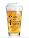 Bears Beets Battlestar Galactica Beer Glass With Complimentary Shot Glass | The Office Merchandise Mug | Dwight Schrute Funny Quote Dunder Mifflin Craft Beer Glasses
