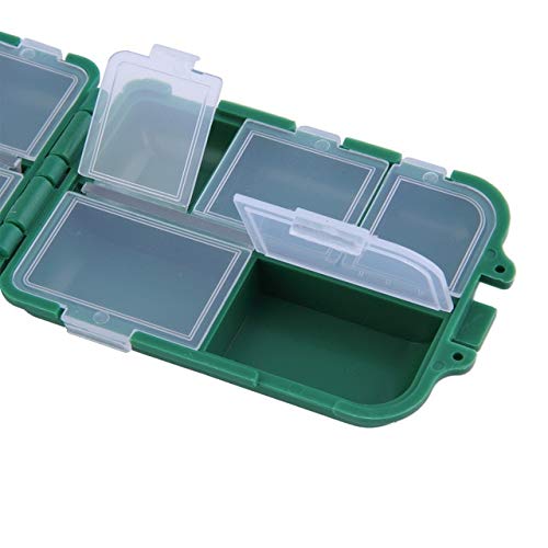 BeesClover Fishing Tackle Boxes Fishing Accessories Case Fish Lure Bait Hooks Tackle Tool for Storing Swivels Lures Hooks Show One Size