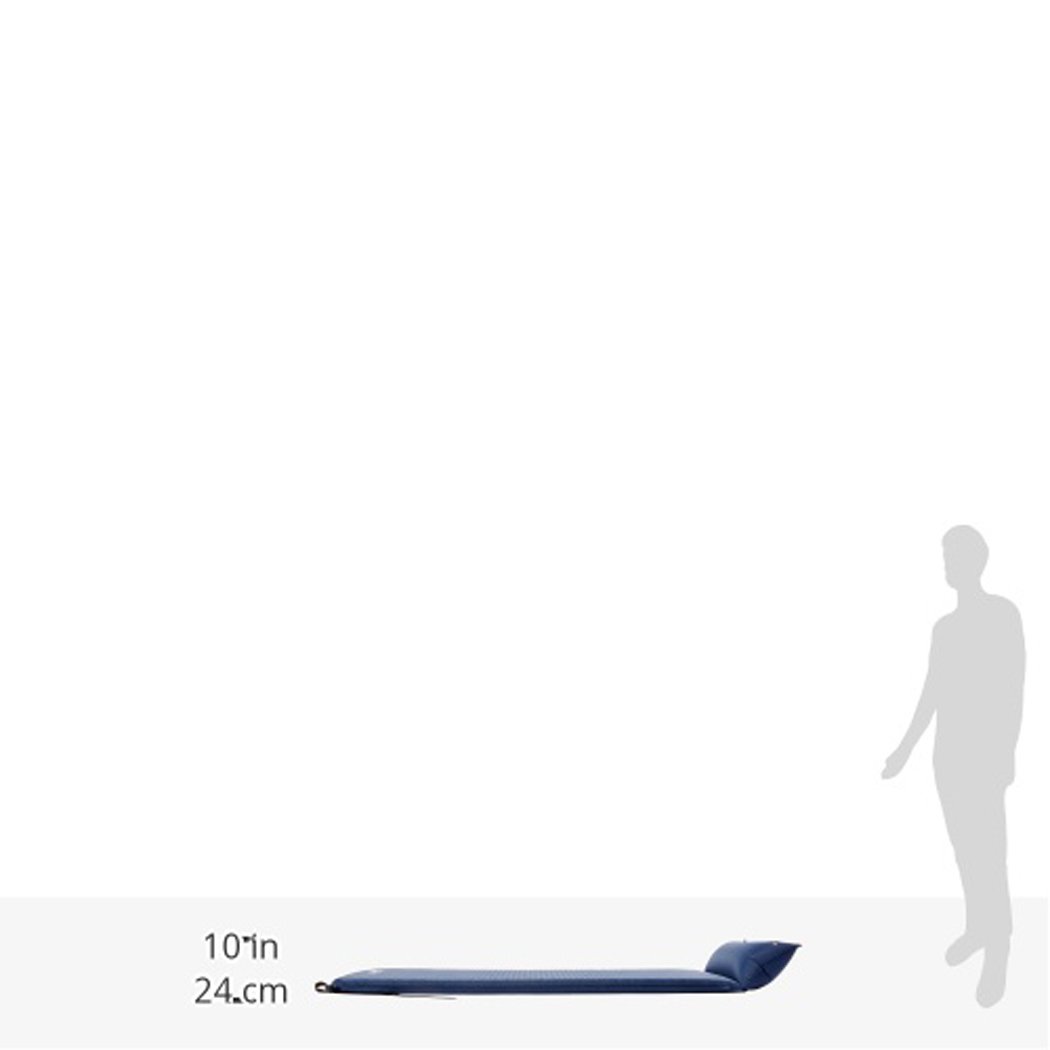 Coleman Self-Inflating Sleeping Pad with Pillow, Lightweight Inflatable Camp Pad with Extra Support & Quick Deflation, No Air Pump Needed