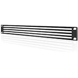 AC Infinity Rack Panel Accessory Vent 1U Space for 19" Rackmount, Premium Aluminum Build and Anodized Finish